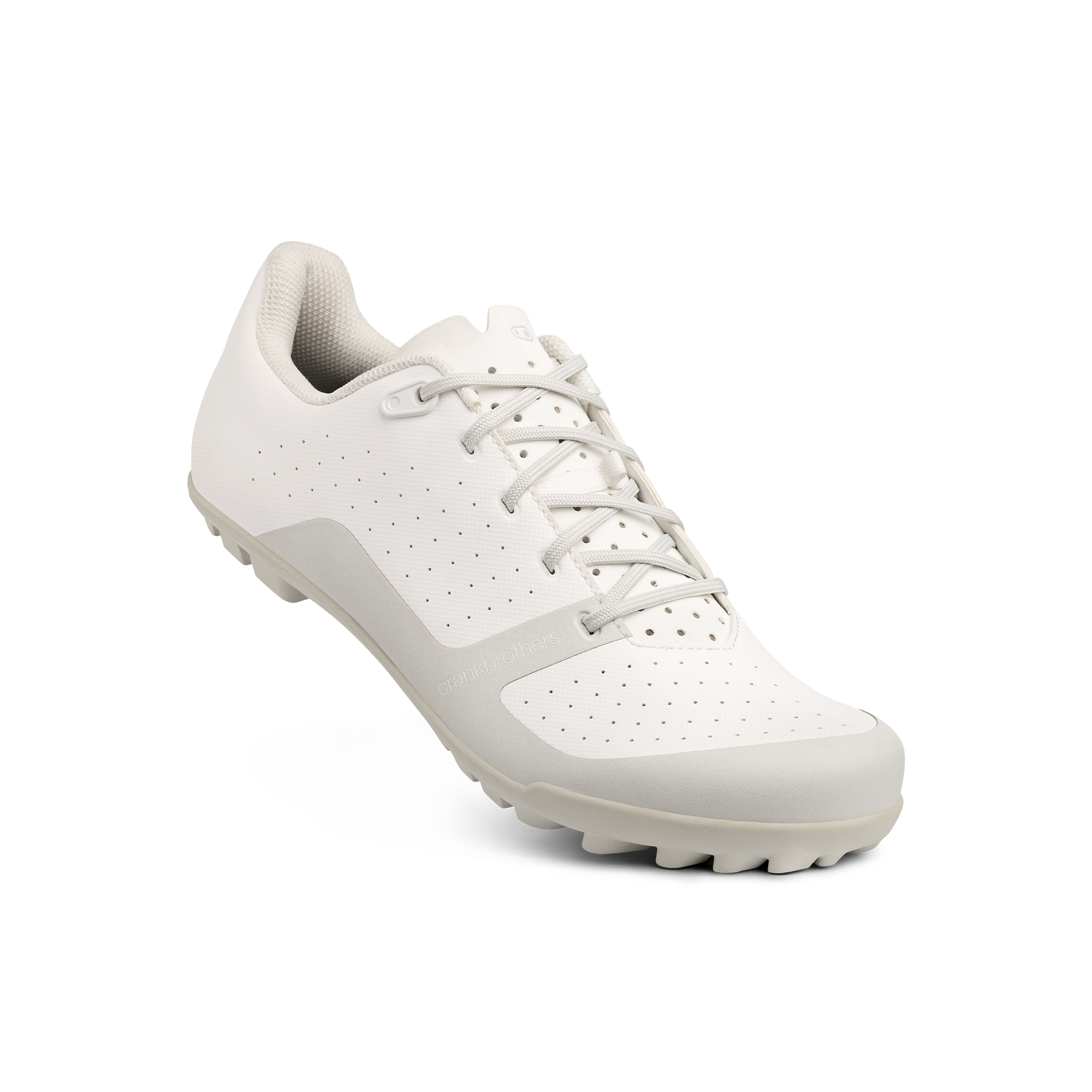 Candy Lace XC/Gravel Clip-in Cycling Shoe - White/Gum | Crankbrothers EU