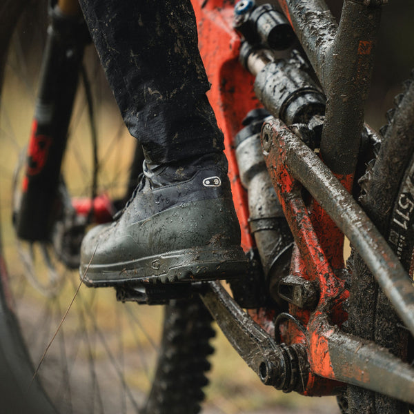 Mallet Trail Speed Lace Seal Clip-In Shoes - Dark Grey/Forest