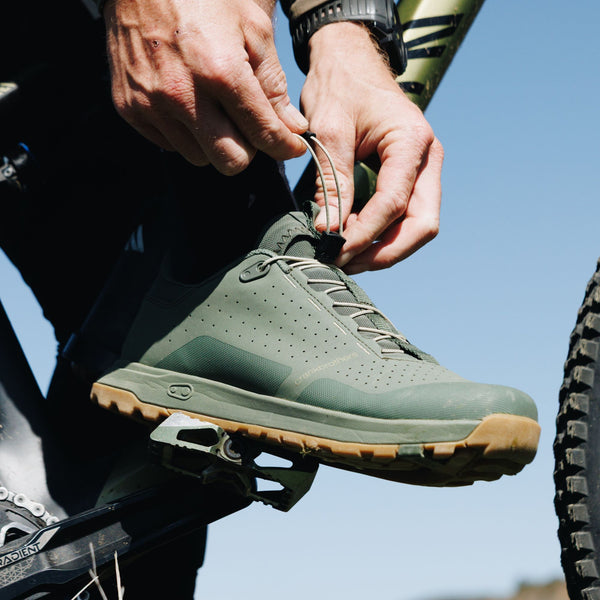 Mallet Trail Speed Lace Clip-In Shoes - Green/Gum